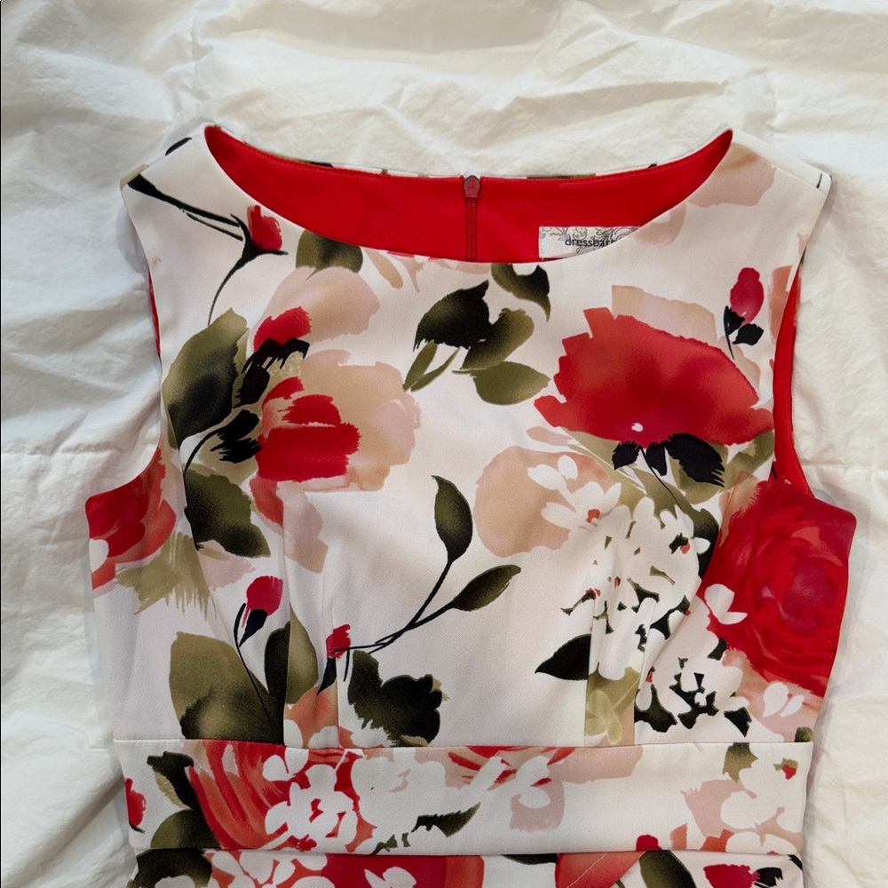 Dress Barn Floral Sheath Dress/ Woman/ Size Petite 4 - Picture 4 of 15